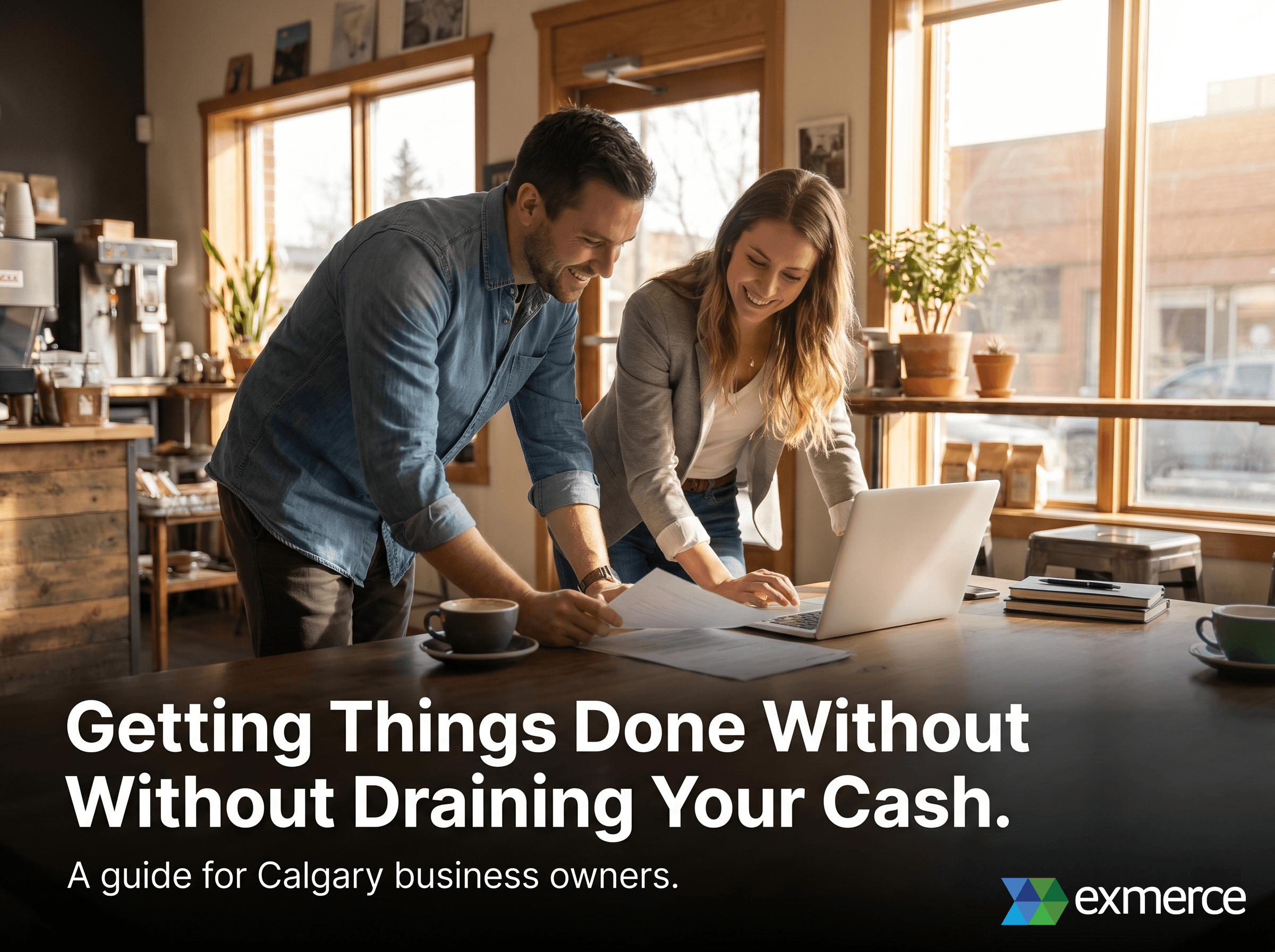 Calgary small business owner reviewing a to-do list at their desk